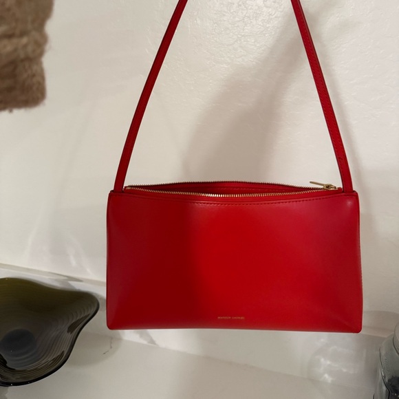 Mansur Gavriel Gaiga red shoulder bag - Picture 7 of 9